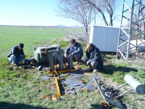 Trafo hırsızları çiftçiyi perişan etti
