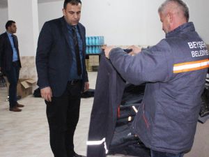 Beyşehir Belediyesi Personeline Koruyucu Kışlık Elbise