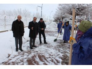 Beyşehir’de Karla Mücadele Çalışmaları