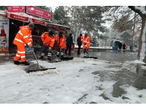 Aksaray Belediyesi Kar Yağışı İçin Teyakkuzda