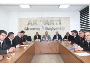 Aksaray AK Parti Teşkilatı Köy Muhtarları İstişare Toplantısı Yaptı