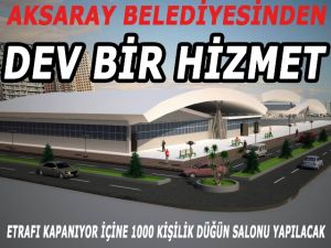 Aksaray Belediyesinden Dev Bir Hizmet daha