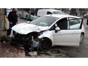 Konya’da Trafik Kazası: 1 Yaralı