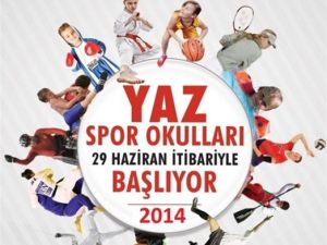 Yaz Spor Okulları Başladı