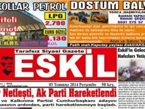 Eskil Gazetesinde Bu Hafta