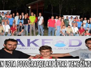 Aksaray’ın usta fotoğrafçıları iftar yemeğinde buluştu