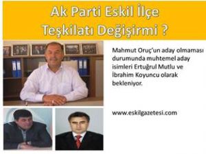 Ak Parti Eskil İlçe Teşkilatı Değişirmi?