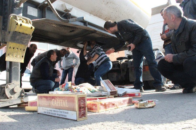 Tankerdeki Zuladan Gümrük Kaçağı 80 Bin Paket Sigara Çıktı