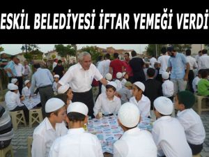 Eskil Belediyesi İftar yemeği verdi