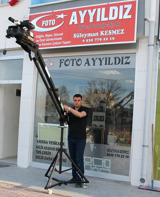 Ayyıldız Fotoğrafçılık Jimmy Jib'le müşterilerinin hizmetinde