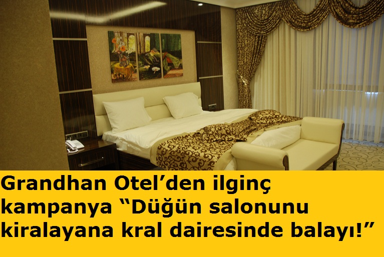 "Düğün salonunu kiralayana kral dairesinde balayı!”