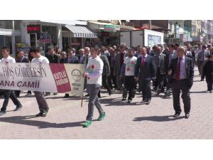 Beyşehir’de Mehteranlı Kutlu Doğum Yürüyüşü