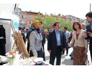 Aksaray’da El Sanatları Sergisi Açıldı