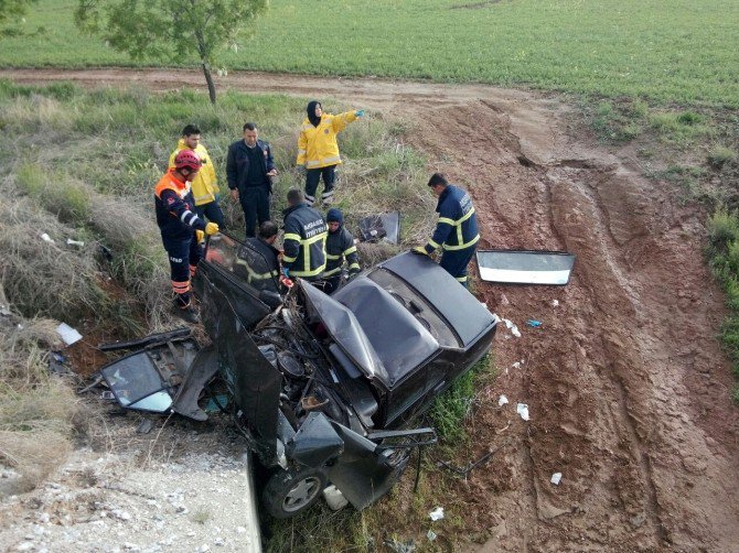 Aksaray’da Otomobil Takla Attı: 1 Ölü, 1 Yaralı