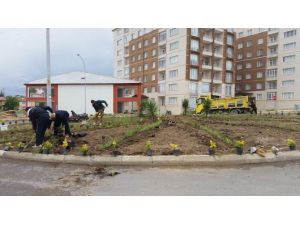 Seydişehir’in Caddeleri Çiçek Bahçelerine Dönüyor