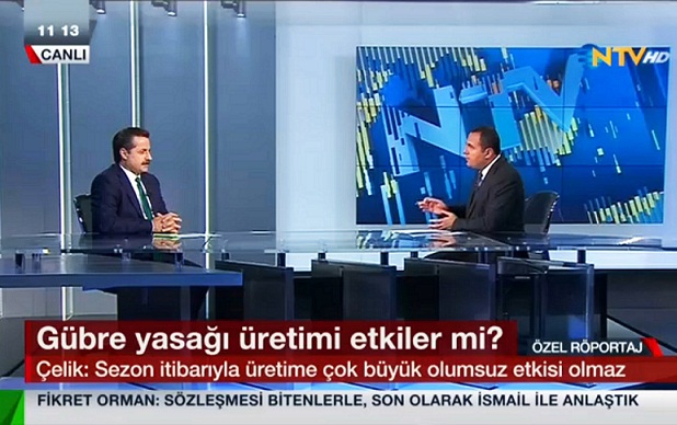 Çelik: Nitratlı gübre yasağı bir mağduriyet oluşturmayacak 