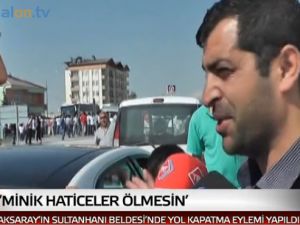 Sultanhanındaki Eylem Kon tv Ana Haber'de