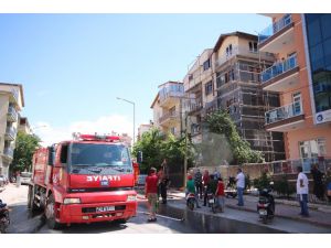 Beyşehir’de Çatı Yangınını İtfaiye Söndürdü