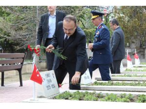 Konya’da şehitlik ziyaret edildi