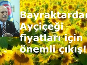 Bayraktar, Ayçiçeği fiyatları en az...