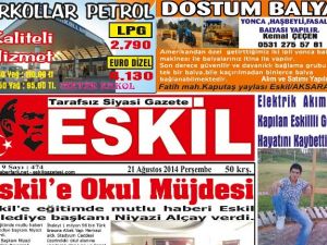 Eskil Gazetesinde Bu Hafta