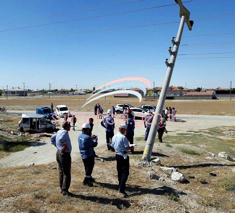 Sultanhanı'nda trafik kazası: 1 ölü 3 yaralı