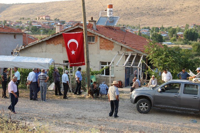 Konya’daki şehidin babaocağına ateş düştü