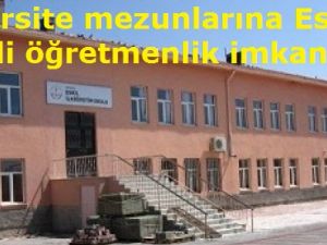 Eskil İlçe Milli Eğitim Müdürlüğü'nden ücretli öğretmen ilanı