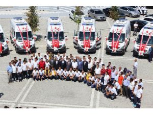 Konya’da, 19 Ambulans 112 Acil Sağlık Hizmetleri bünyesine katıldı