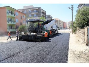 Ereğli Belediyesi sıcak asfalt serimine devam ediyor