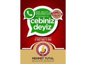 Seydişehir Belediyesi’nden “whatsapp iletişim hattı’’ hizmeti