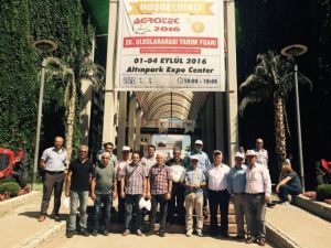 Seydişehir kırsal mahalle muhtarları AGROTEC 2016 Tarım Fuarında