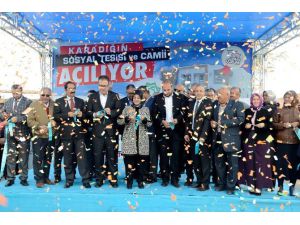 Karadiğin Sosyal Tesisi ve Camisi hizmete açıldı