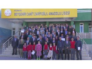 Beyşehir’de okullara beyaz bayrak ve sertifikaları verildi