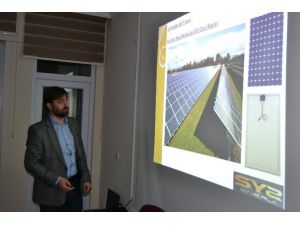 Kulu’da güneş enerjisi panelleri ile enerji elde etme konferansı yapıldı.