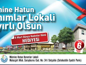 Büyükşehir’den Dünya Kadınlar Günü Hediyesi