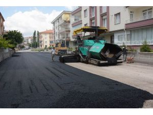 Aksaray Belediyesi asfalt çalışmalarına devam ediyor