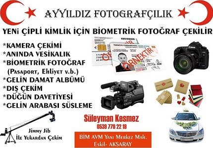 Kesmez, "Çipli Kimlik Kartı İçin Biometrik Fotoğrafı Seri ve Uygun Fiyata Çekiyoruz"