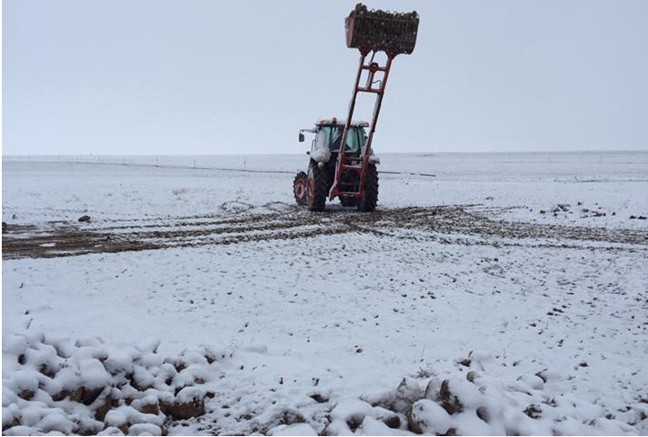 Çiftçinin rahmet duası kabul oldu