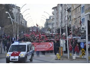 Seydişehir’de “Şehitler Yürüyüşü” düzenlendi