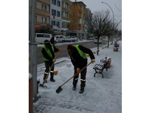 Seydişehir Belediyesi’nde karla mücadele çalışmaları