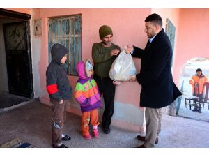 Savaştan kaçarak Aksaray’a gelen Halepli aileye belediye yardım eli uzattı