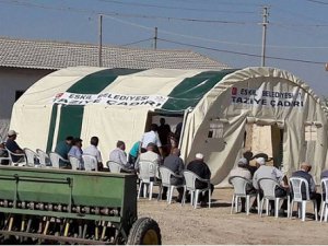 Eskil Belediyesi'nden taziye çadırı ve cenaze yıkama aracı hizmeti