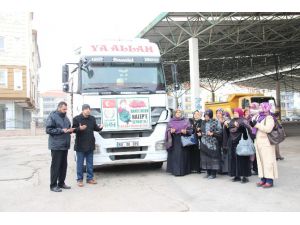 Aksaray’dan Halep’e 25 ton un yardımı