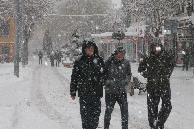 Konya’da yoğun kar yağışı