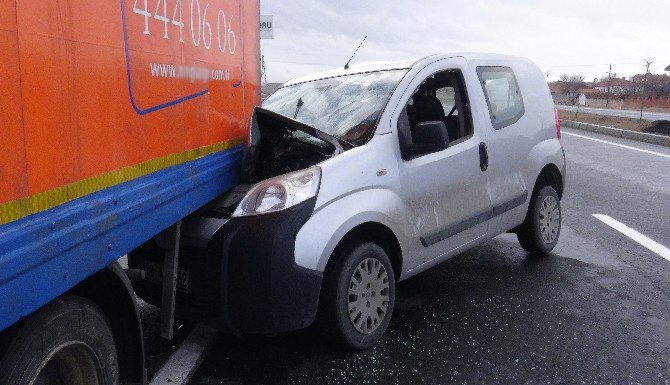 Aksaray’da trafik kazası: 1 yaralı