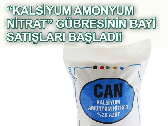 Nitratlı gübrenin satışı e-reçeteyle gerçekleşecek