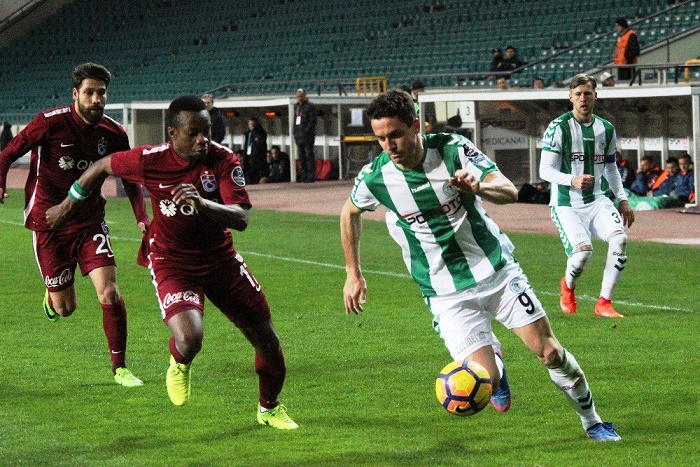 Atiker Konyaspor 1 Trabzonspor 1 (Maçtan dakikalar)