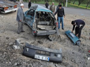 Akşehir'de tır otomobili biçti 1 ölü