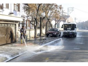 Meram’da bahar temizliği